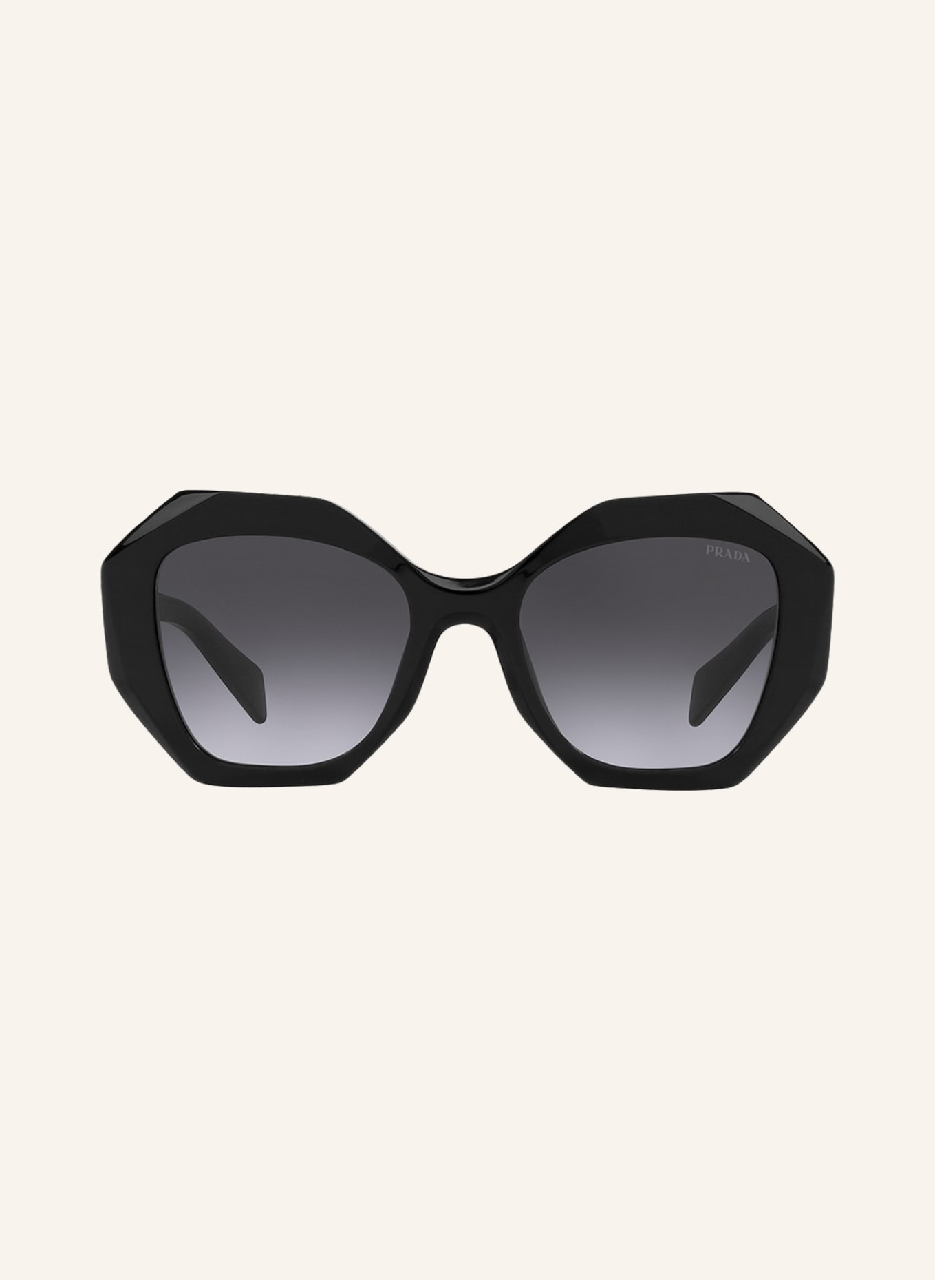 PRADA Sunglasses PR16WS, Color: 1AB5D1 - BLACK/ GRAY GRADIENT (Image 2)