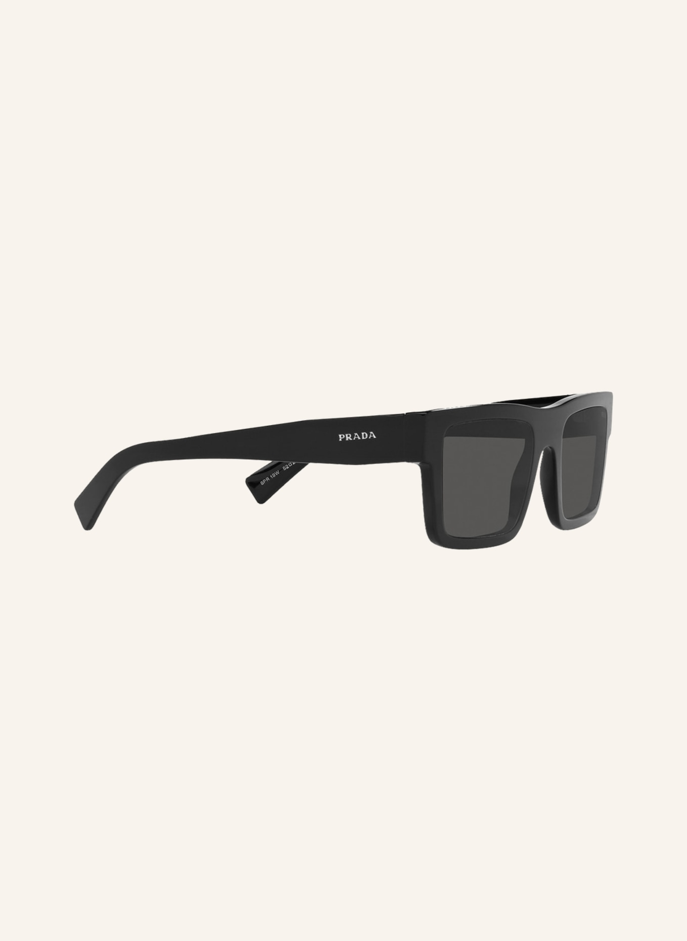 PRADA Sunglasses PR19WS, Color: 1AB5S0 - BLACK/GRAY (Image 3)