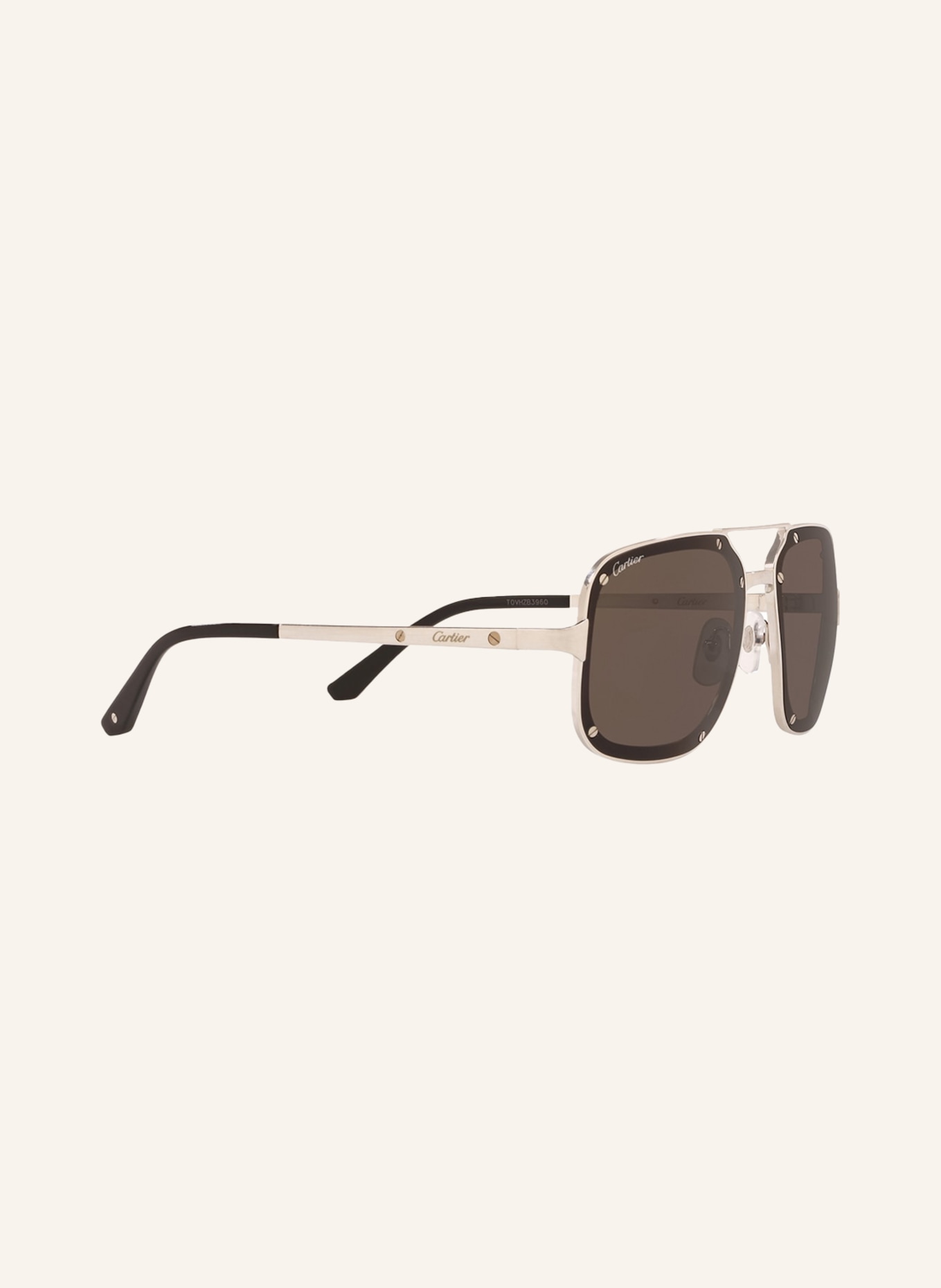 Cartier Sunglasses CT0194S, Color: 3610L1 PLATINUM SHINY (Image 3)