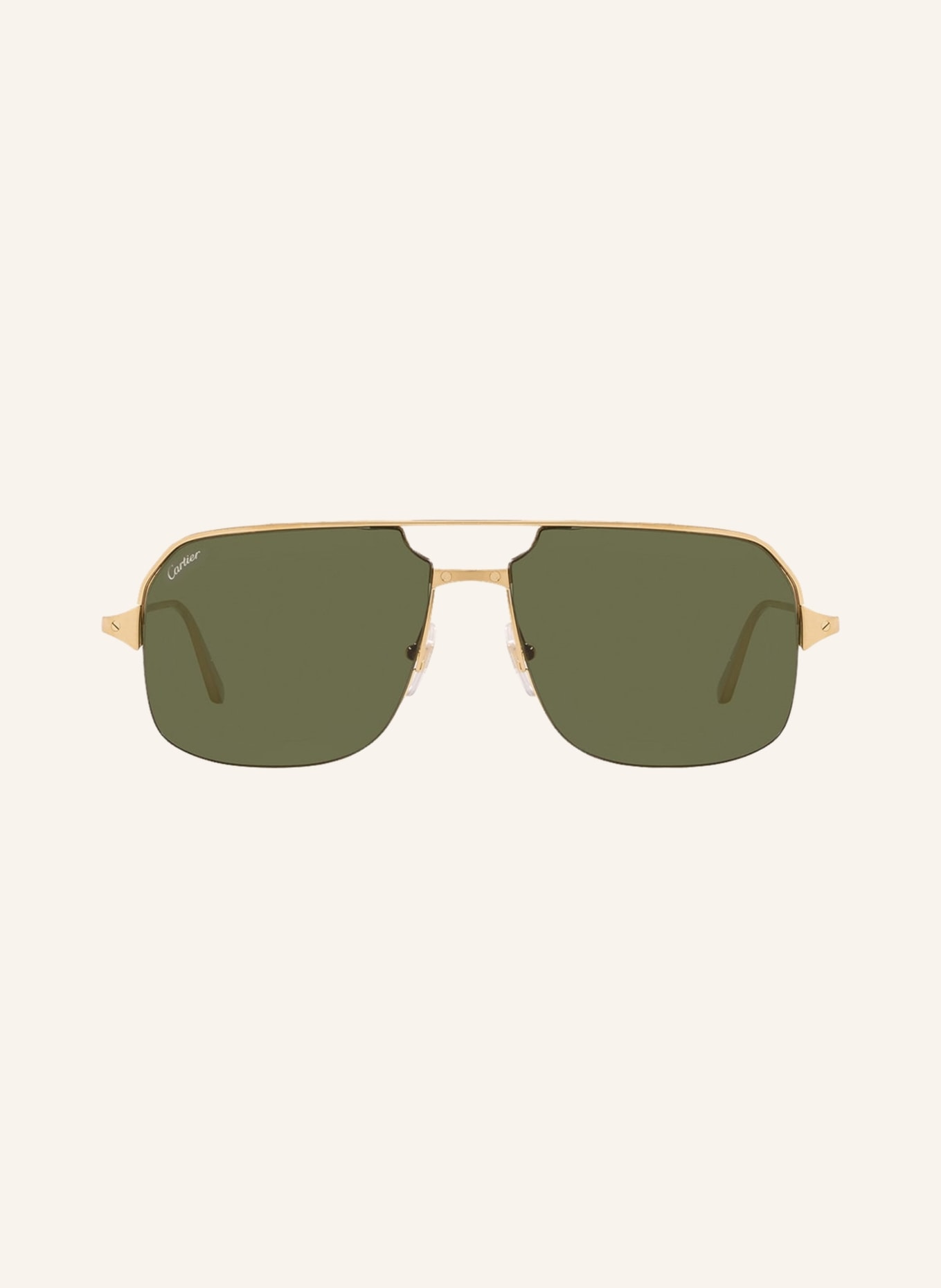 Cartier Sonnenbrille CT0230S: 2390J1 - GOLD/ GRÜN