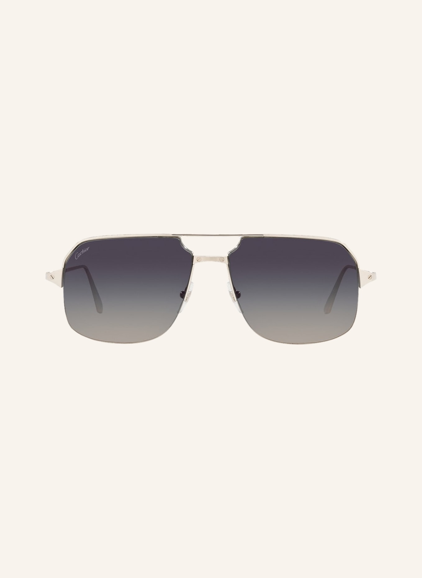 Cartier Sunglasses CT0230S, Color: 4240B2 - SILVER/GRAY GRADIENT (Image 2)