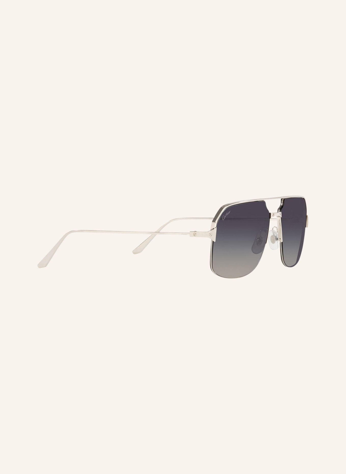 Cartier Sunglasses CT0230S, Color: 4240B2 - SILVER/GRAY GRADIENT (Image 3)