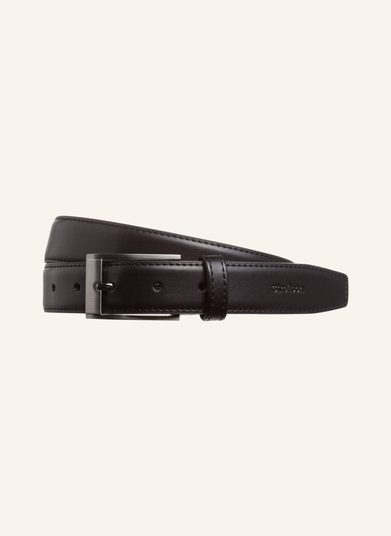 STRELLSON Leather belt: BLACK