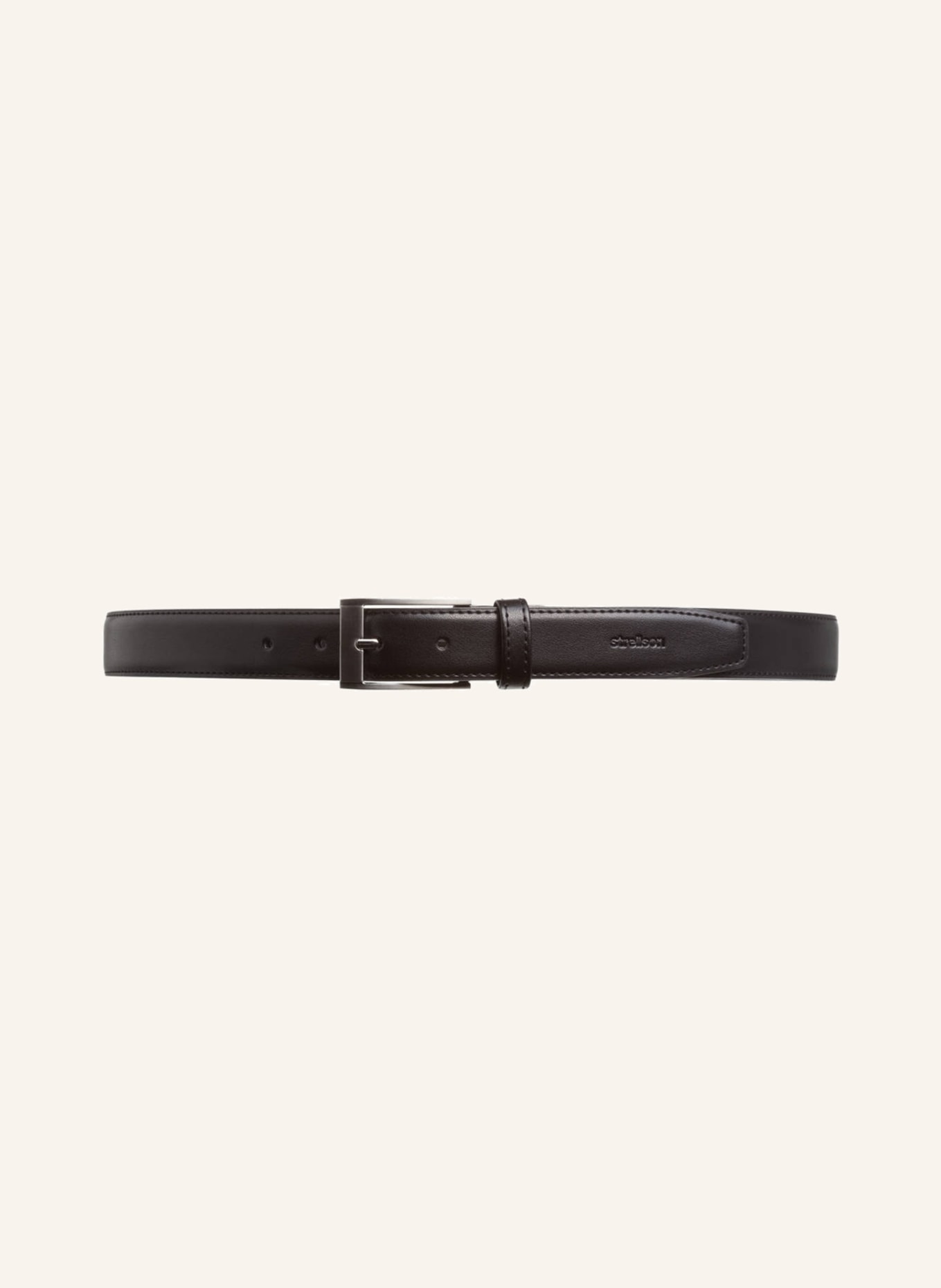 STRELLSON Leather belt: BLACK