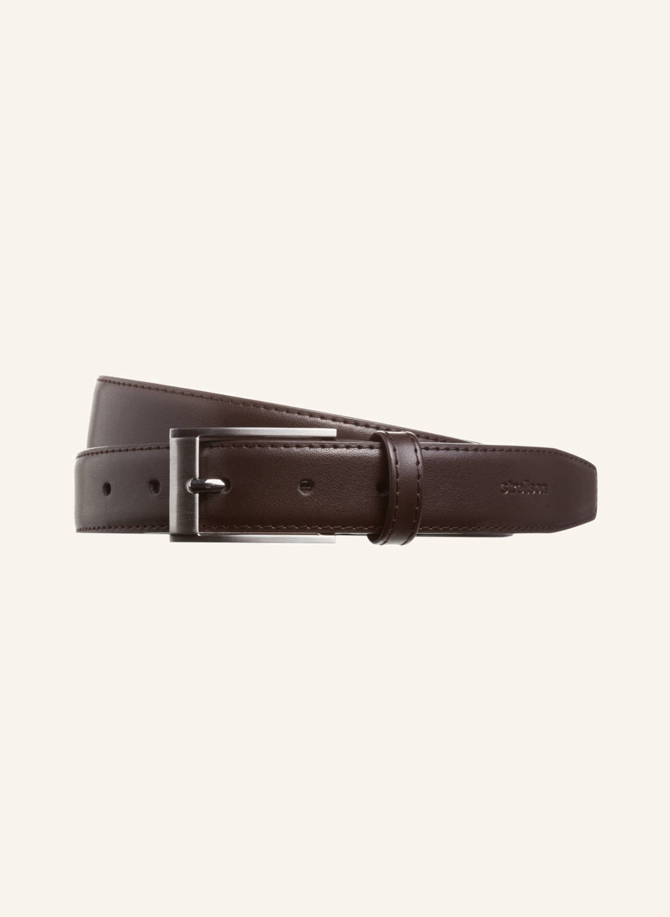 STRELLSON Leather belt , Color: DARK BROWN (Image 1)