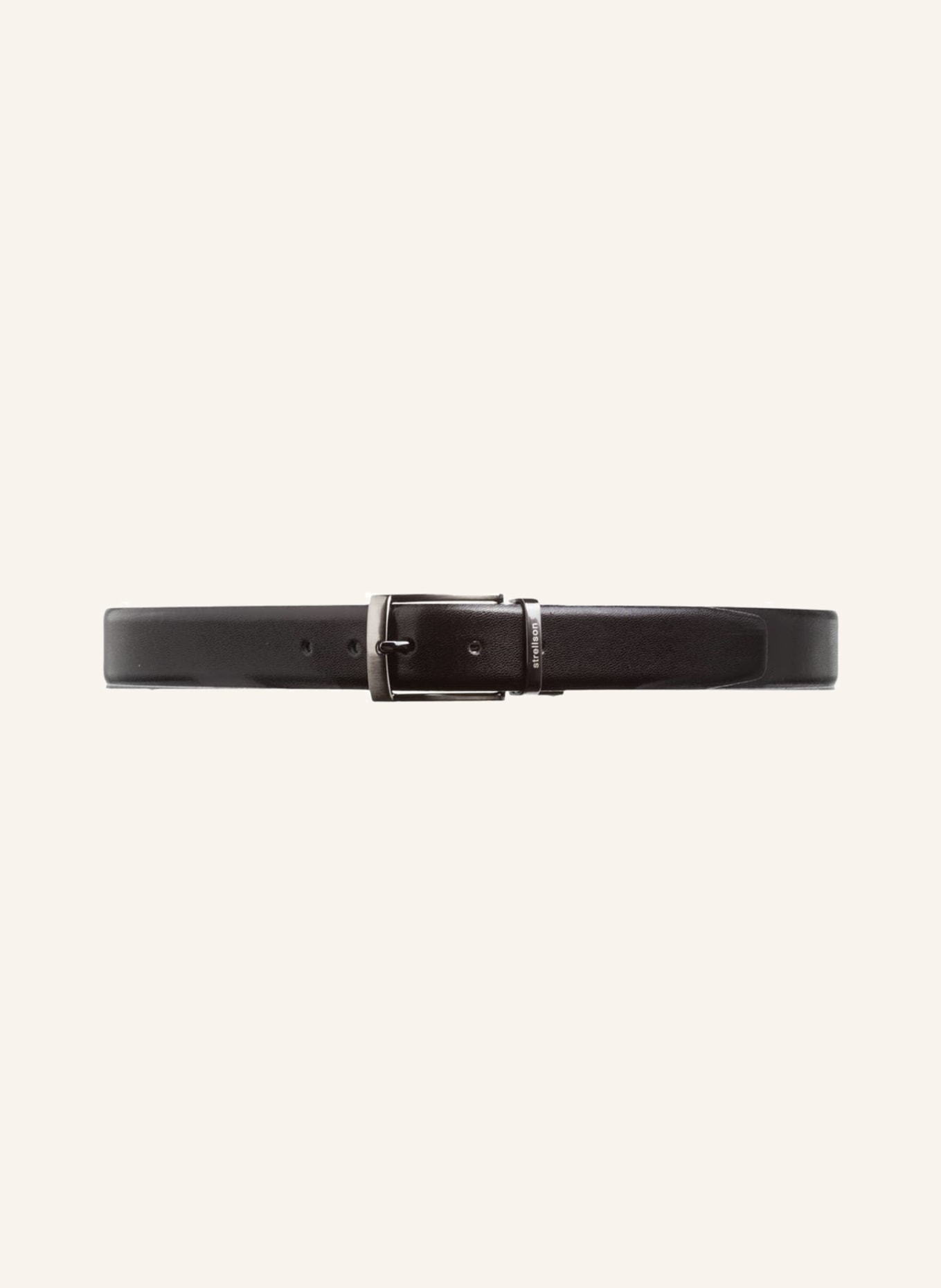 STRELLSON Reversible leather belt, Color: BLACK/ DARK BROWN (Image 2)