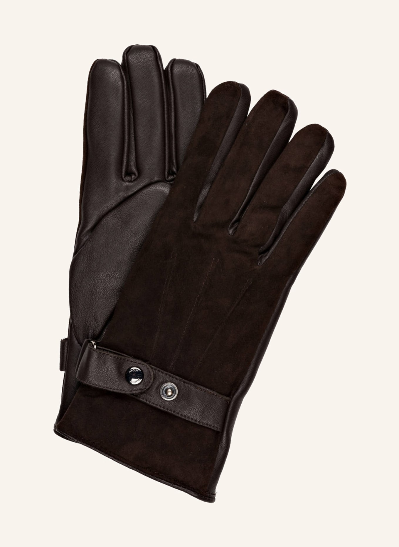 JOOP! Leather gloves, Color: BROWN (Image 1)