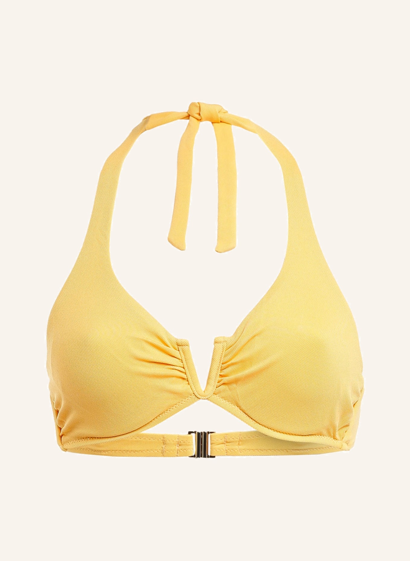 BEACHLIFE Neckholder-Bikini-Top WARM APRICOT , Farbe: GELB (Bild 1)