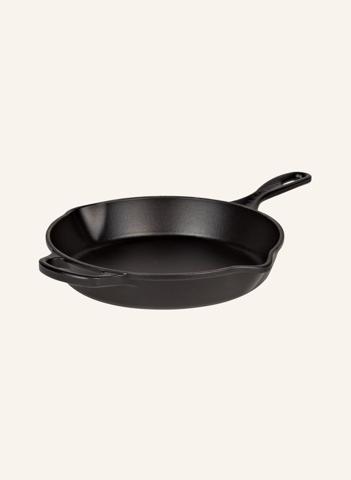 LE CREUSET Brat- und Servierpfanne: SCHWARZ