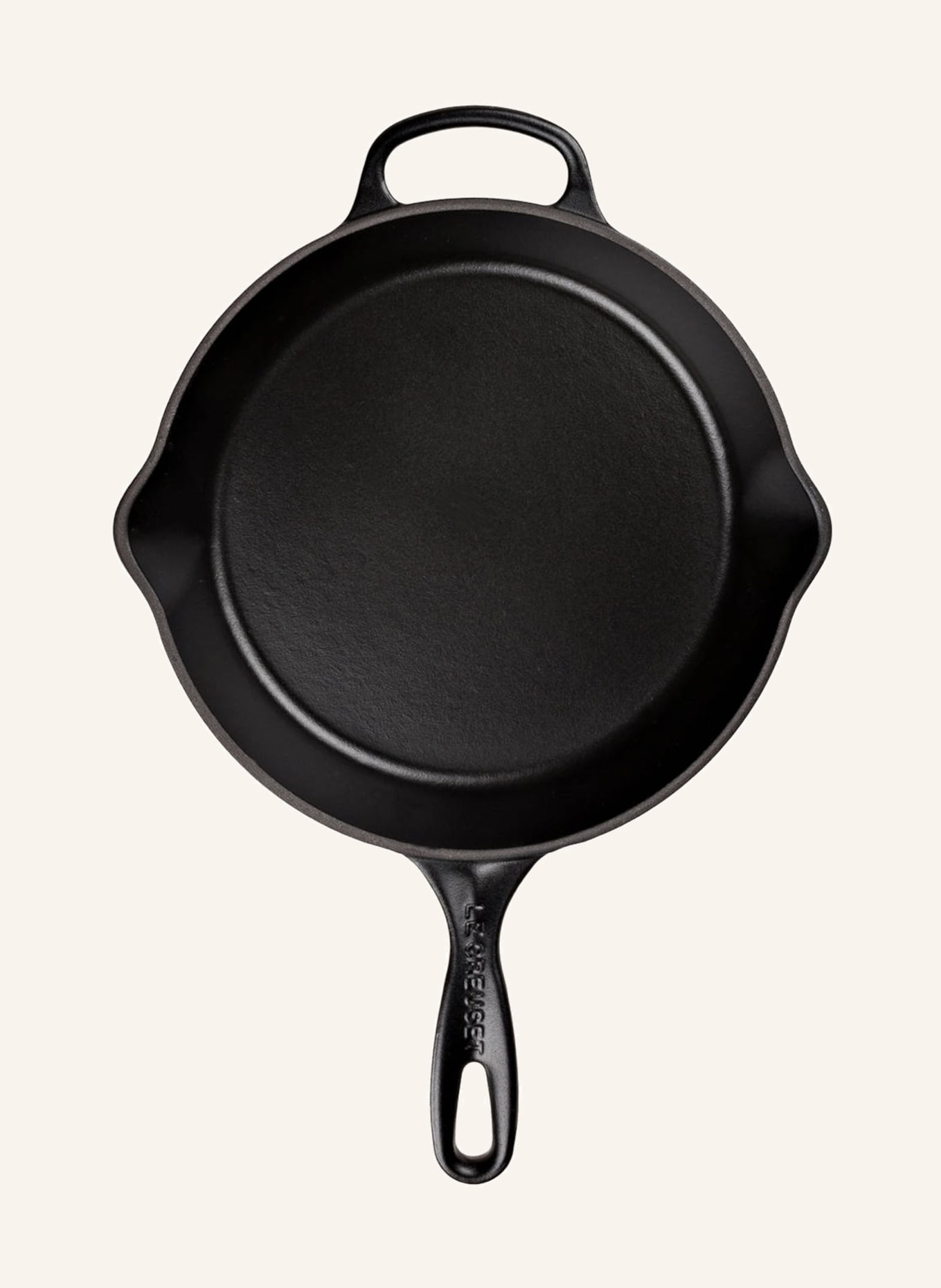 LE CREUSET Brat- und Servierpfanne: SCHWARZ