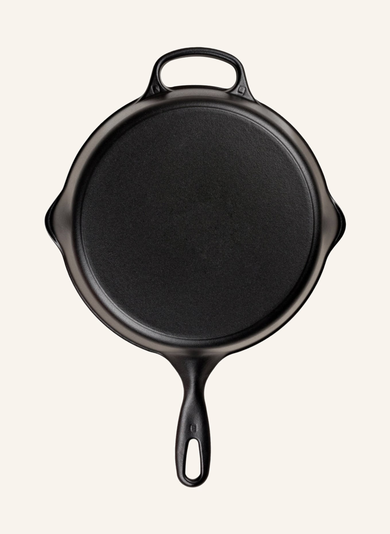 LE CREUSET Brat- und Servierpfanne: SCHWARZ