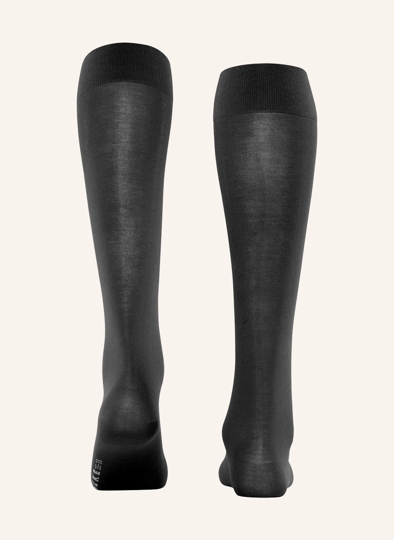 FALKE Kniestrümpfe COTTON TOUCH: 3009 BLACK