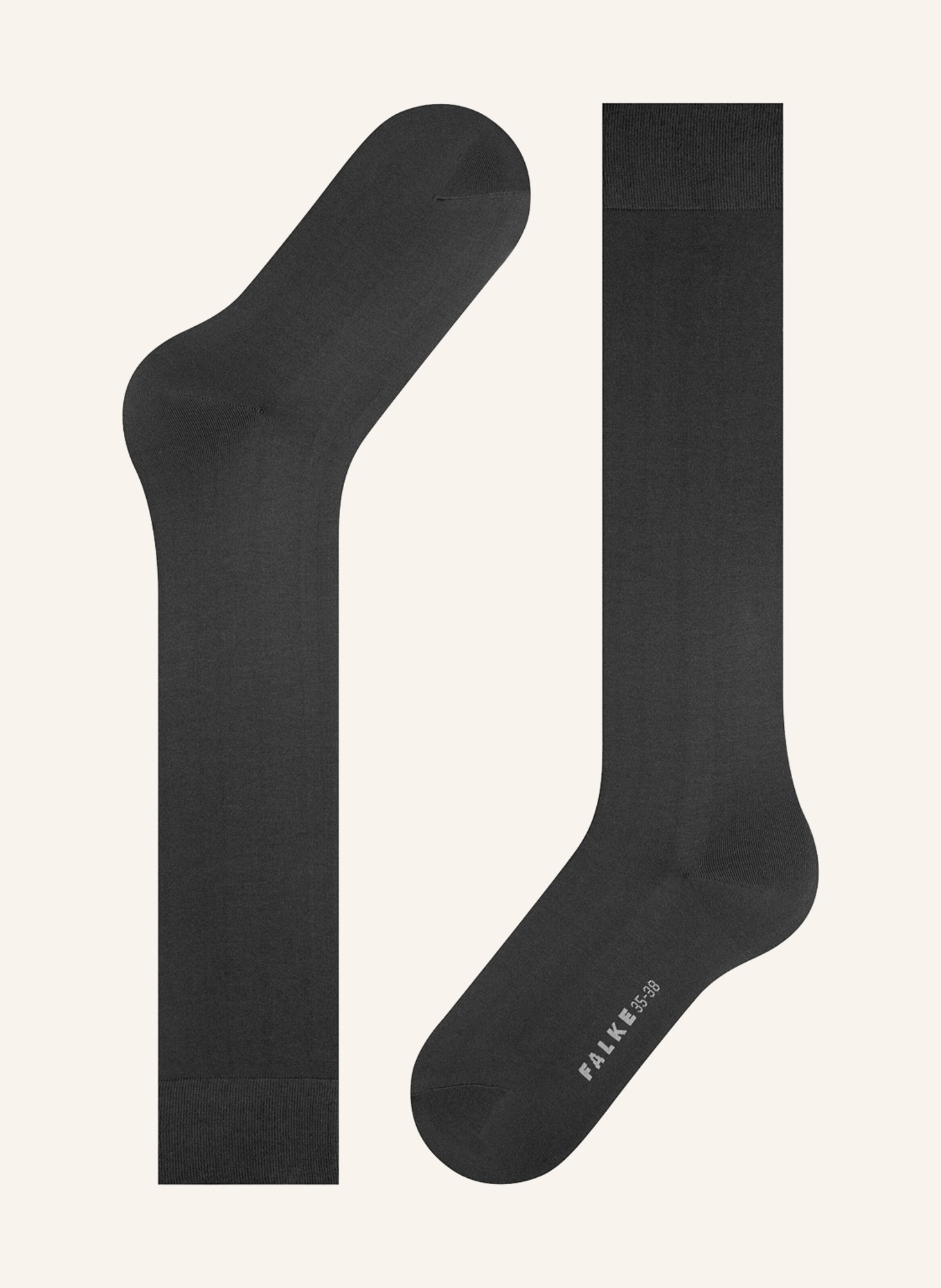 FALKE Kniestrümpfe COTTON TOUCH: 3009 BLACK