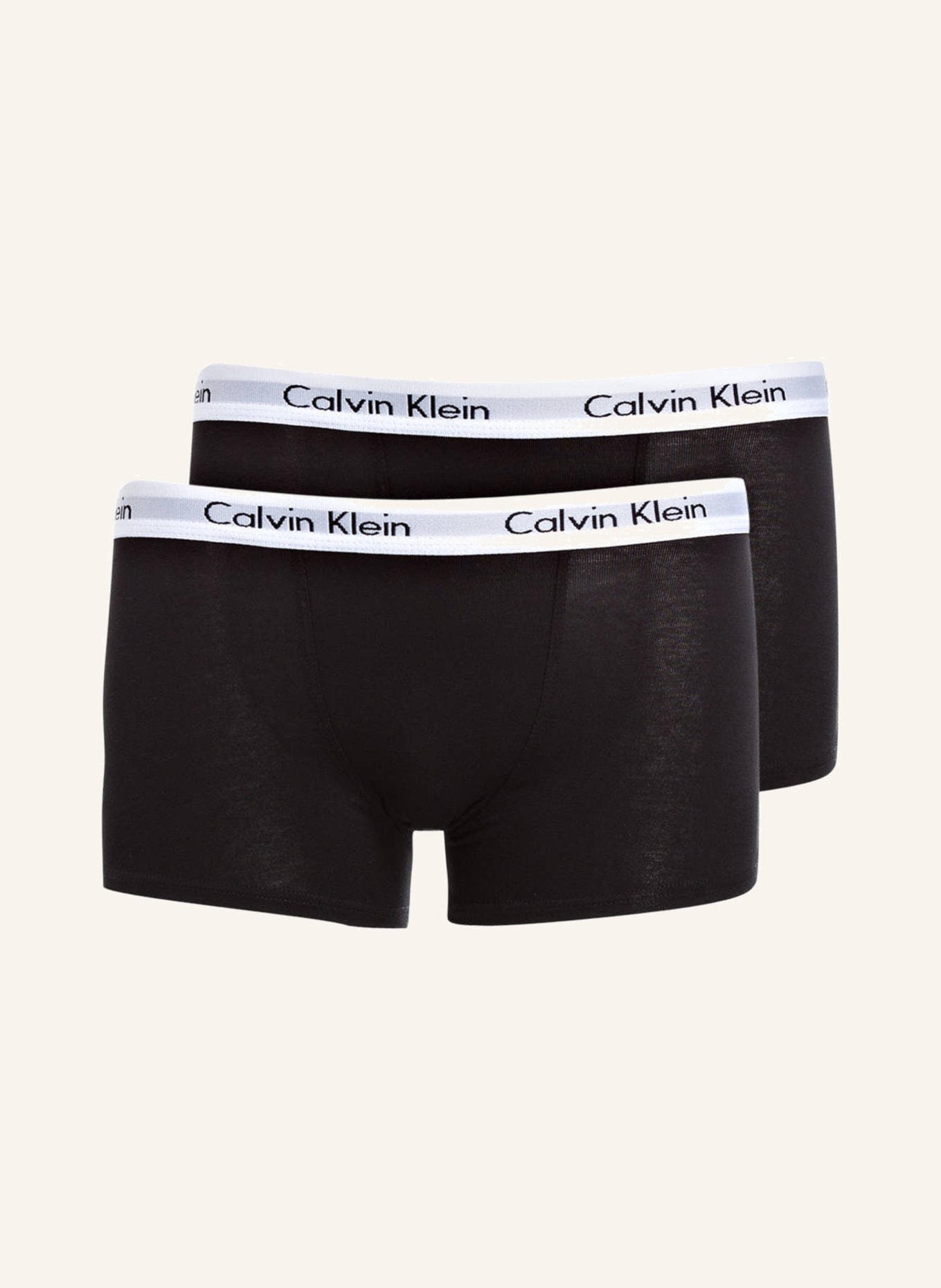 Calvin Klein 2er-Pack Boxershorts MODERN COTTON, Farbe: SCHWARZ (Bild 1)