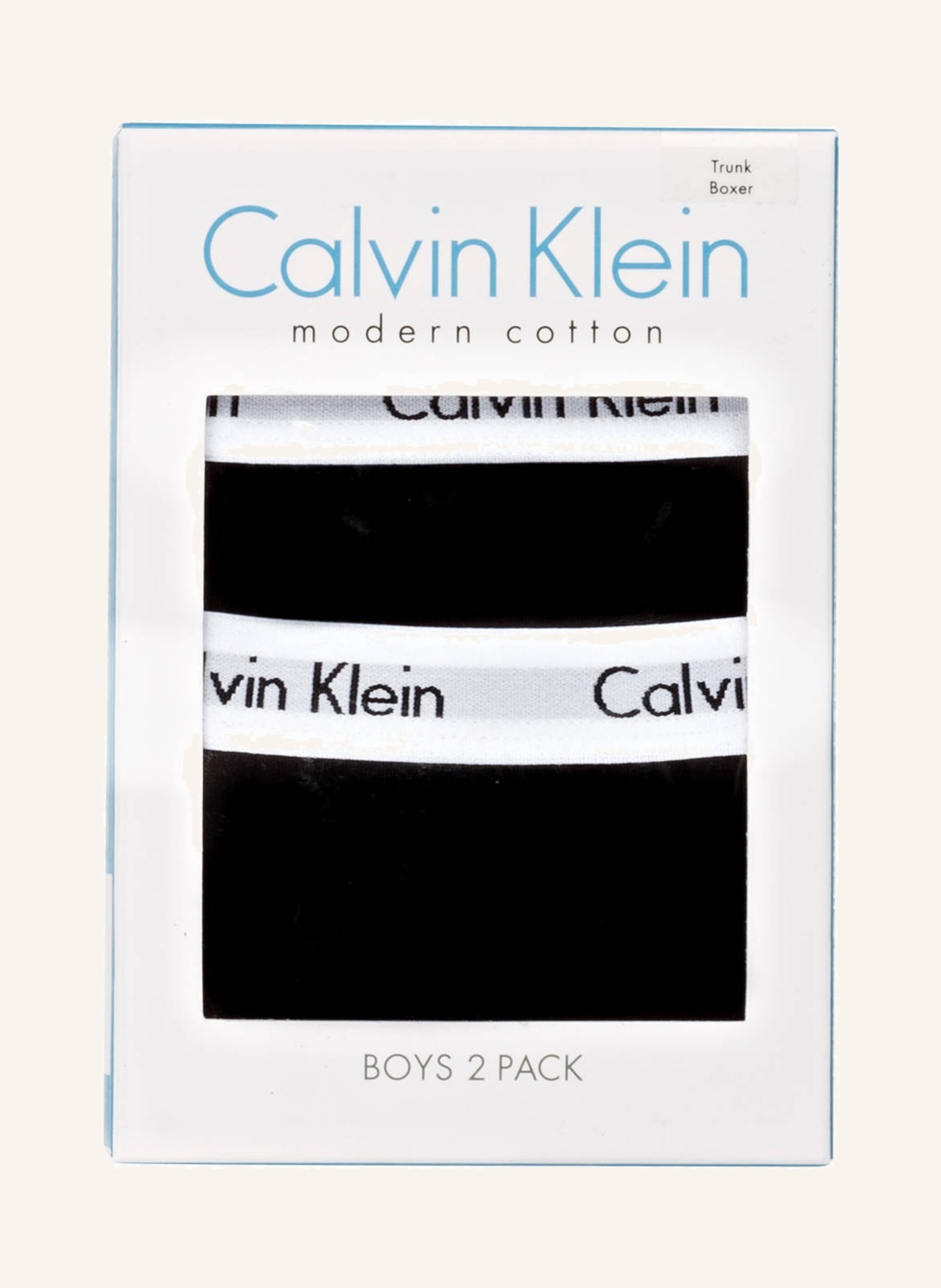Calvin Klein 2er-Pack Boxershorts MODERN COTTON, Farbe: SCHWARZ (Bild 3)