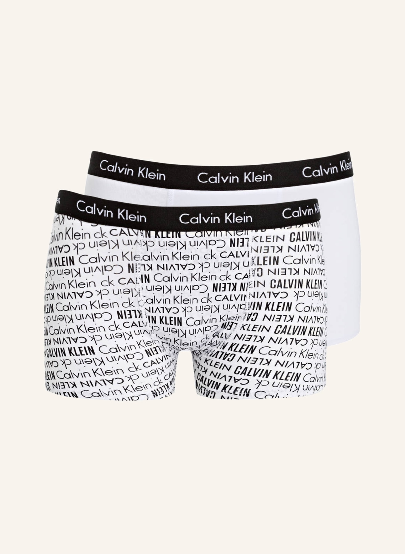 Calvin Klein Boxerky MODERN COTTON, 2 kusy v balení, Barva: BÍLÁ (Obrázek 1)