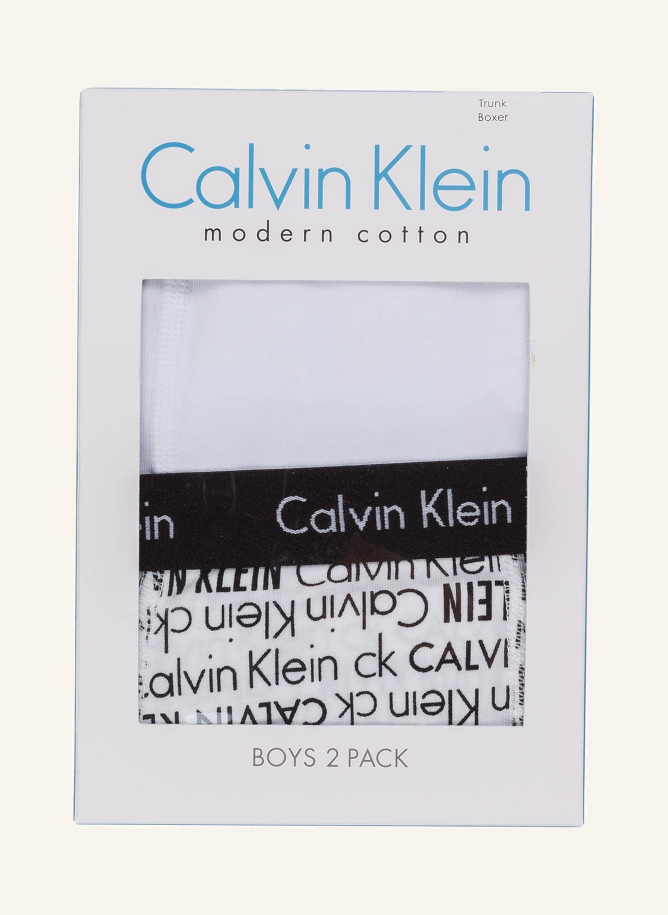 Calvin Klein 2er-Pack Boxershorts MODERN COTTON, Farbe: WEISS (Bild 3)