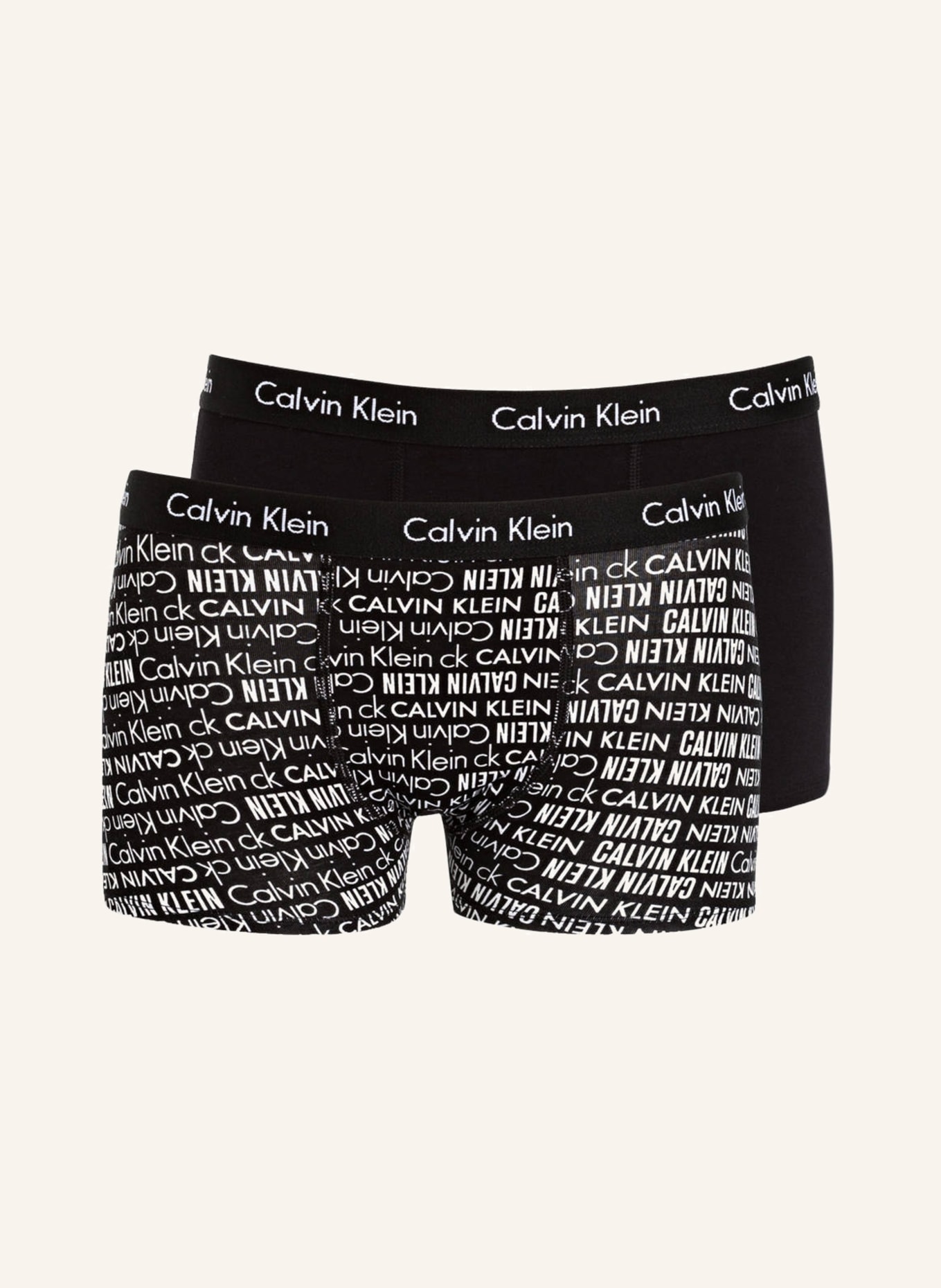 Calvin Klein 2er-Pack Boxershorts MODERN COTTON, Farbe: SCHWARZ (Bild 1)