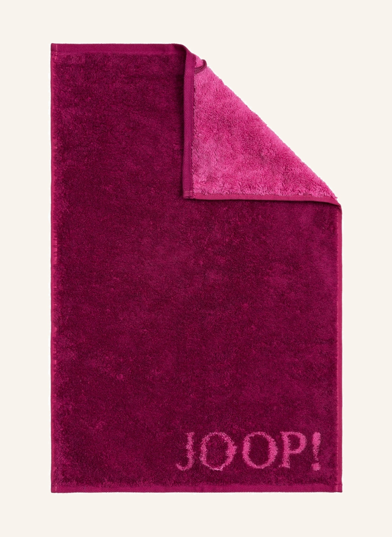 JOOP! Gästehandtuch CLASSIC DOUBLEFACE , Farbe: FUCHSIA (Bild 2)
