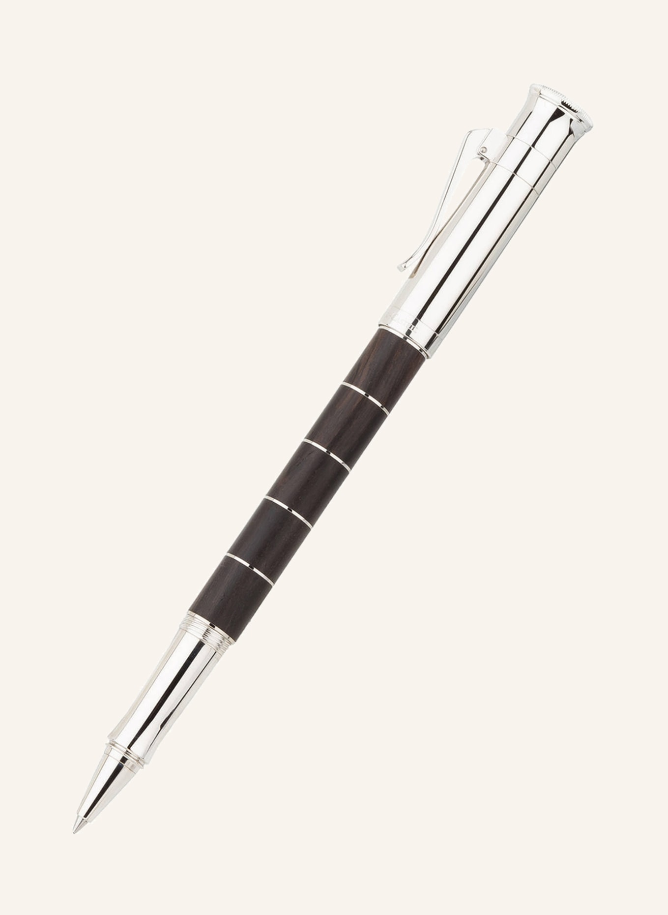 GRAF VON FABER-CASTELL Rollerball pen CLASSIC ANELLO GRENADILL, Color: DARK BROWN (Image 1)