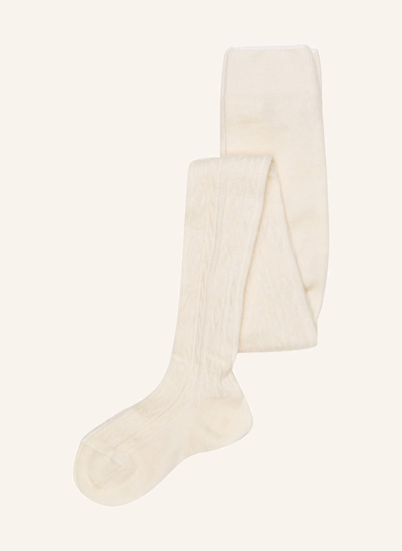 FALKE Rajstopy CABLE: 2060 WOOLWHITE