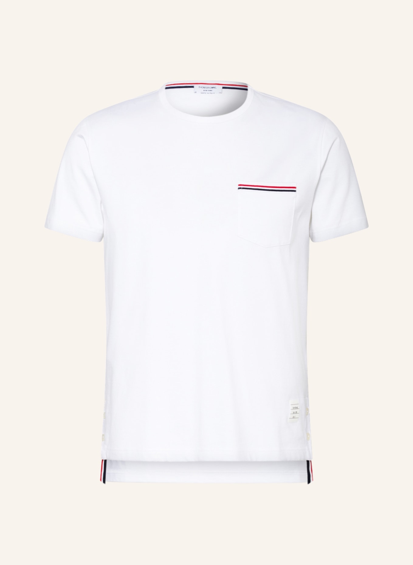 THOM BROWNE. T-shirt, Color: WHITE (Image 1)