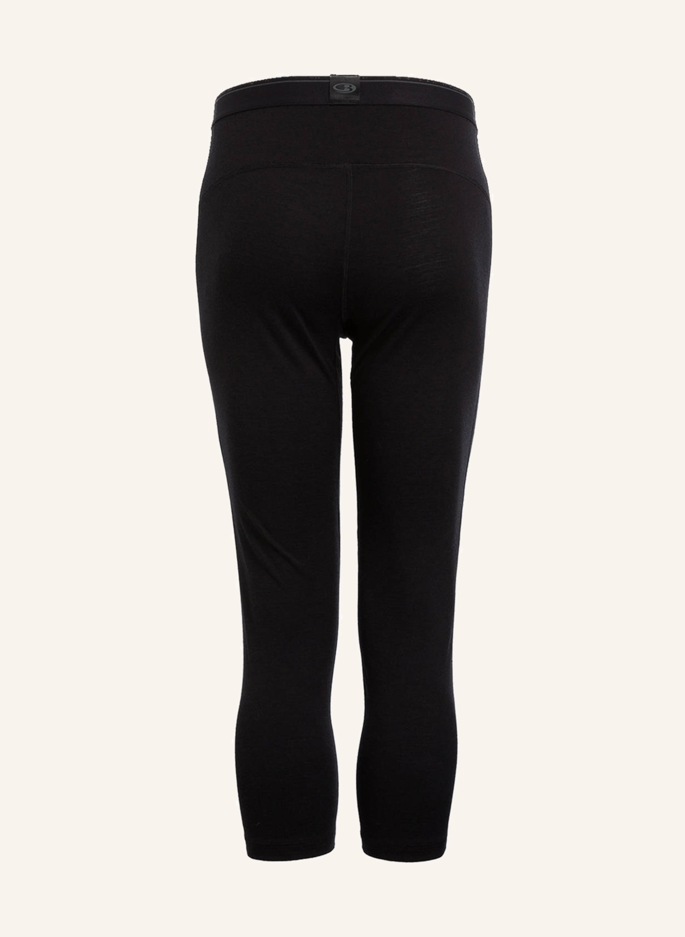 icebreaker Spodnie funkcjonalne 200 OASIS z wełny merynosowej: CZARNY