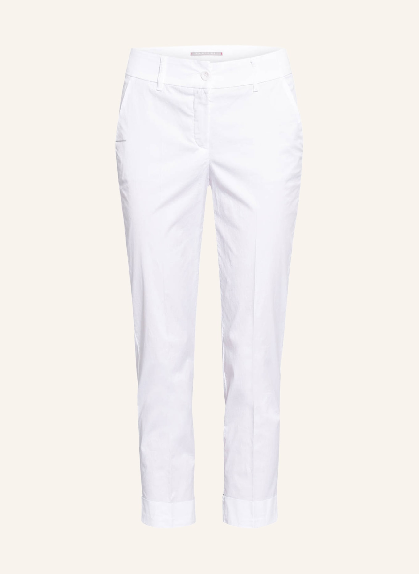 RAFFAELLO ROSSI 7/8 pants DORA, Color: WHITE (Image 1)