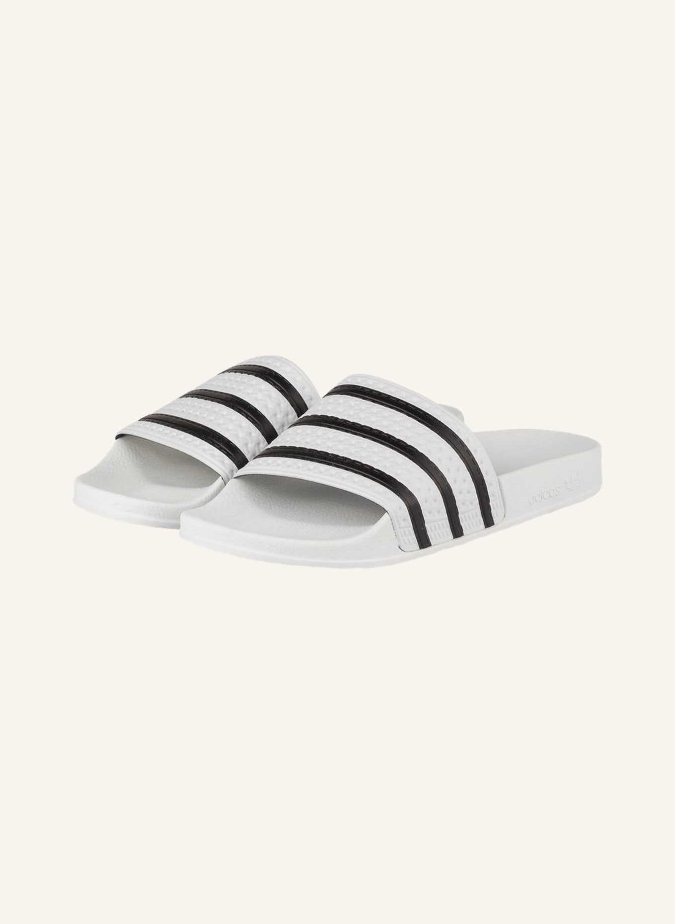 adidas Originals Slides ADILETTE, Color: WHITE/ BLACK (Image 1)