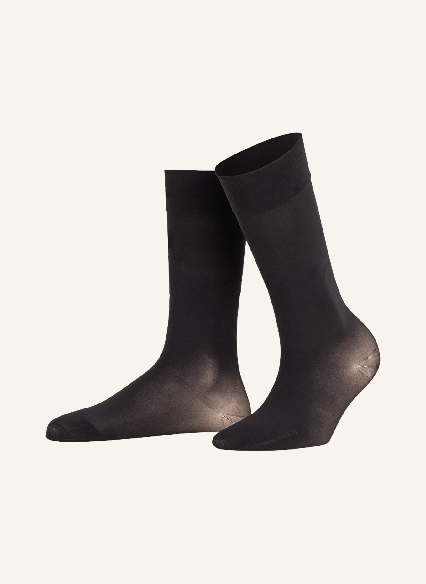 ITEM m6 Fine knee high stockings , Color: BLACK (Image 1)