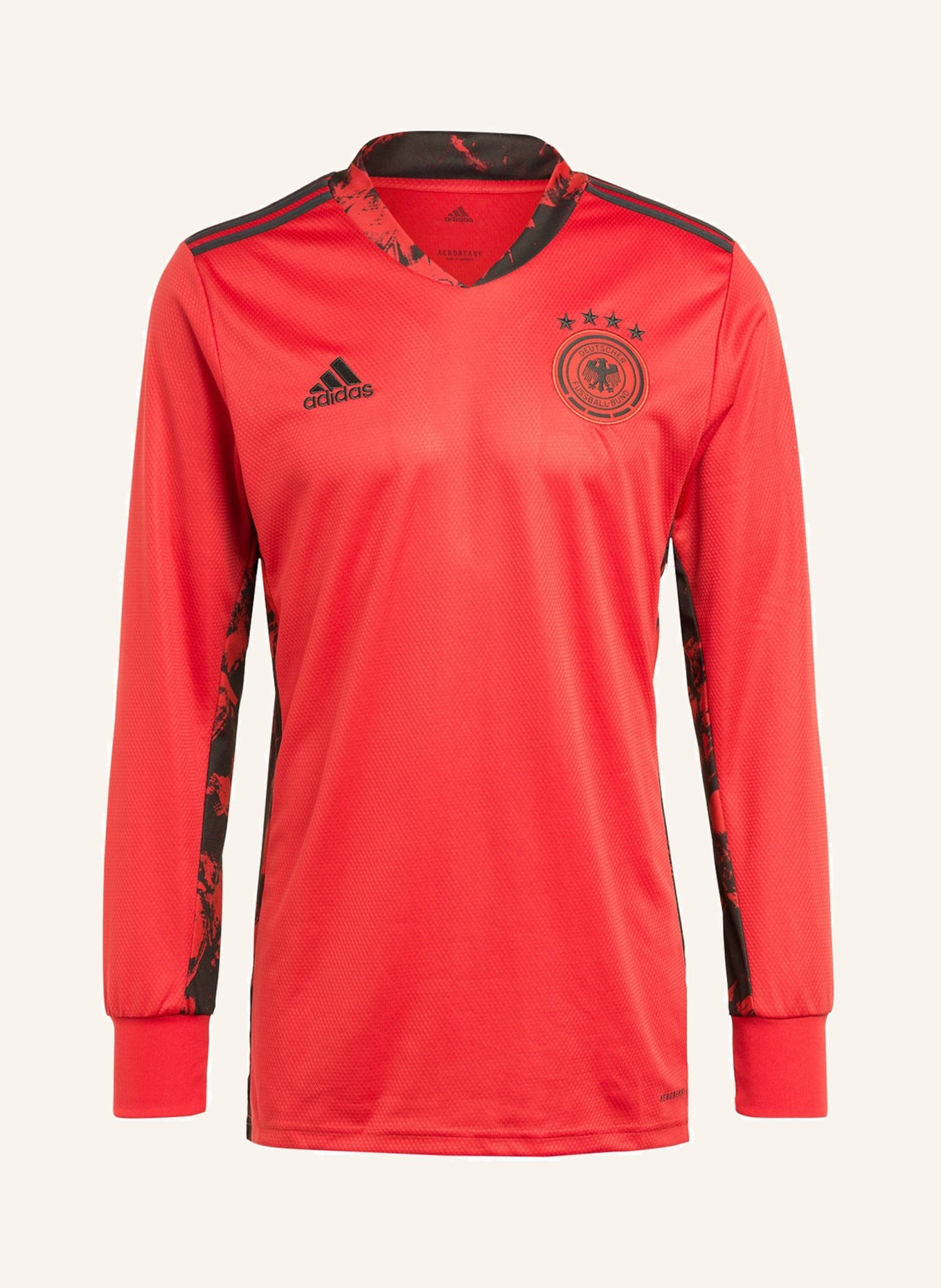 adidas Goalkeeper jersey HEIMSPIEL, Color: DARK RED/ BLACK (Image 1)
