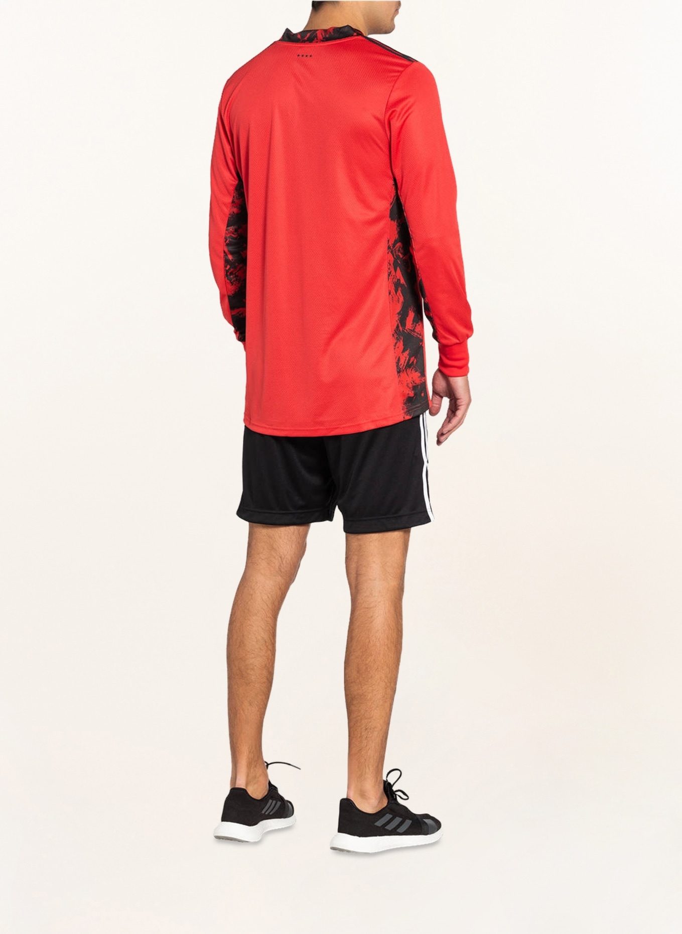 adidas Goalkeeper jersey HEIMSPIEL, Color: DARK RED/ BLACK (Image 3)