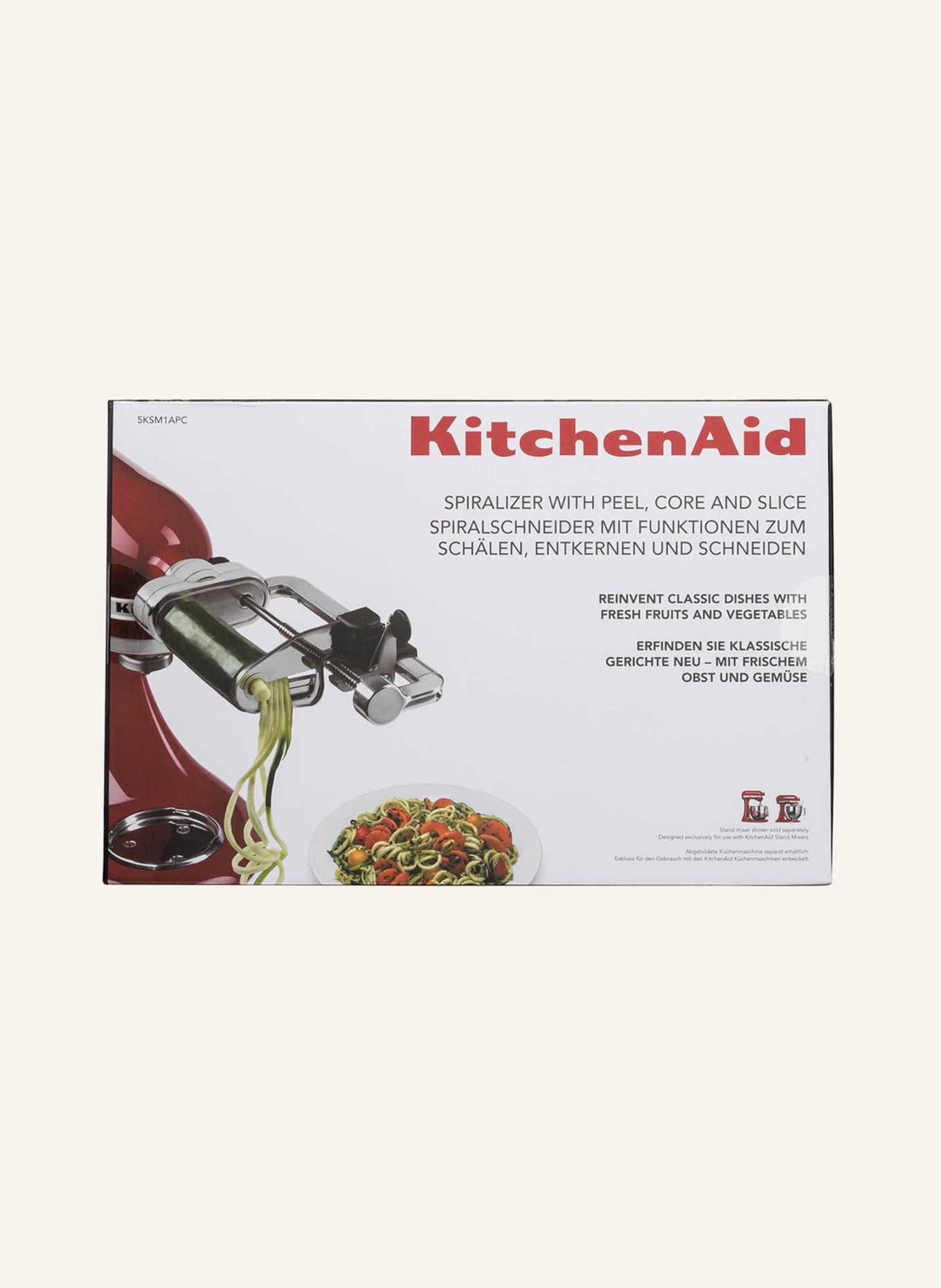 KitchenAid Spiralschneider 5KSM1APC, Farbe: SILBER (Bild 3)