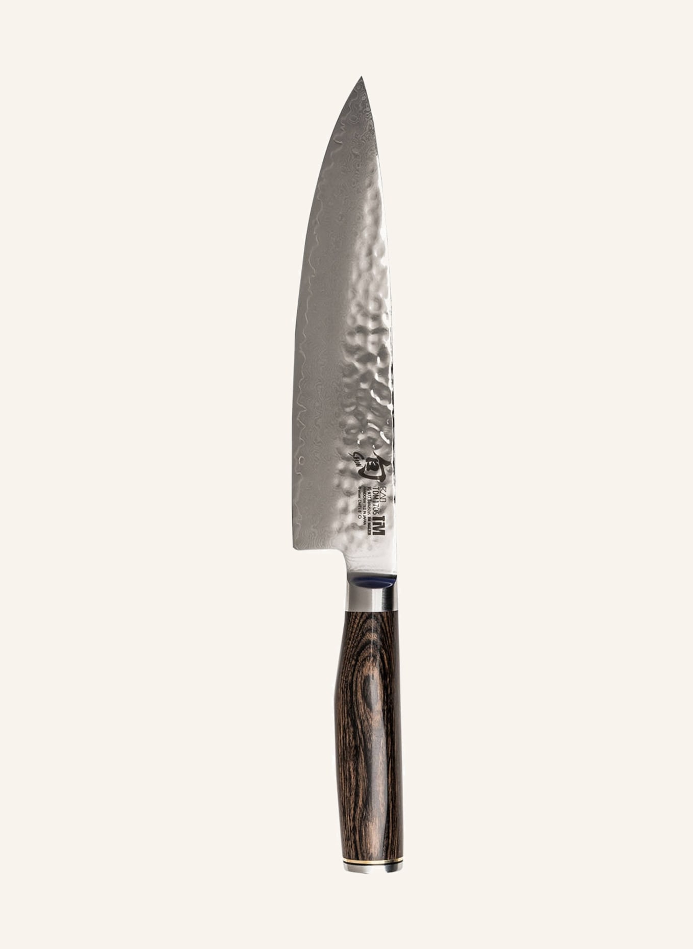 KAI Kuchyňský nůž TDM-1706, Barva: HNĚDÁ/ STŘÍBRNÁ (Obrázek 1)