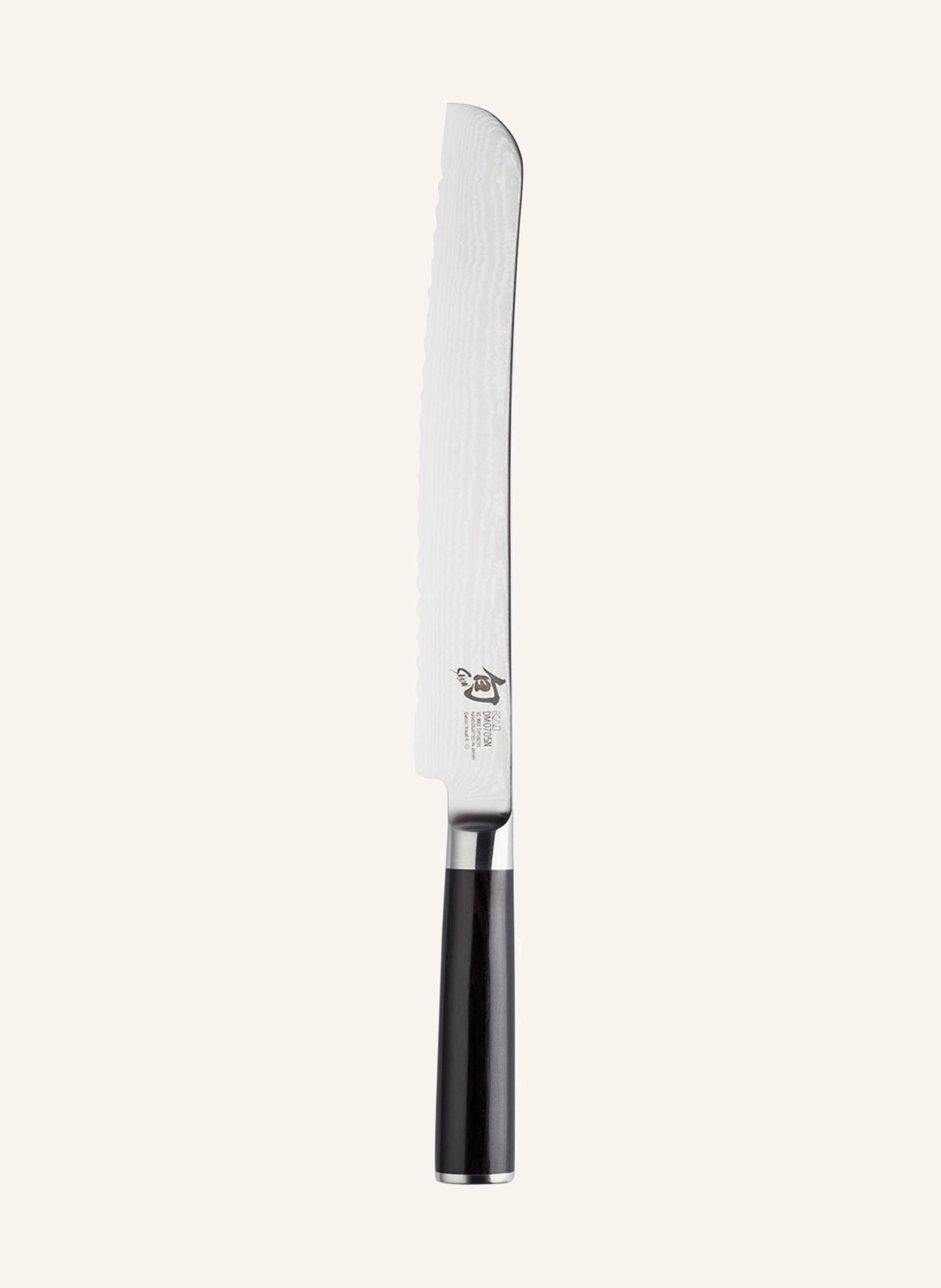 KAI Nůž na chléb SHUN DM-0705, Barva: ČERNÁ/ STŘÍBRNÁ (Obrázek 1)