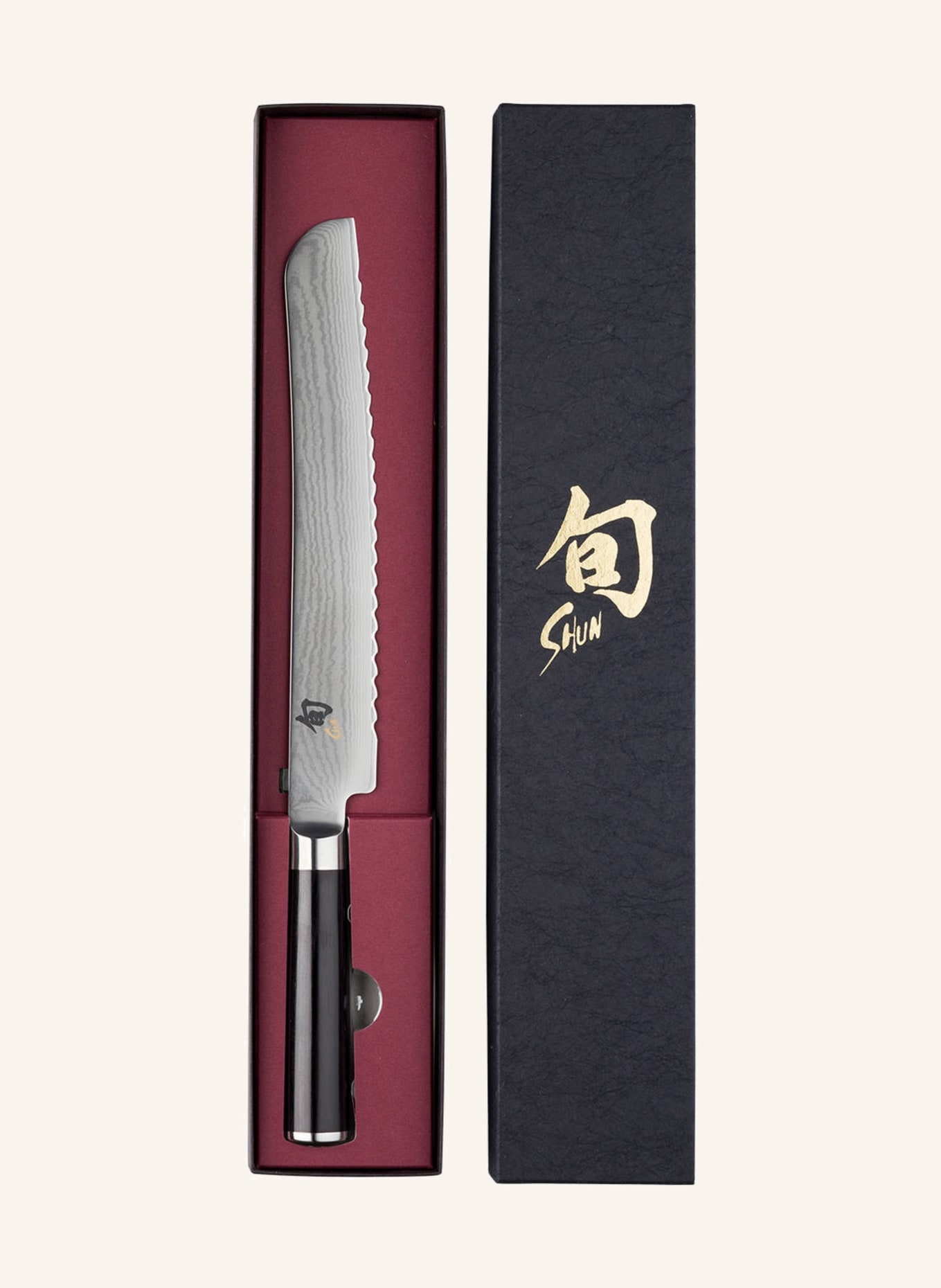 KAI Bread knife SHUN DM-0705, Color: BLACK/ SILVER (Image 3)