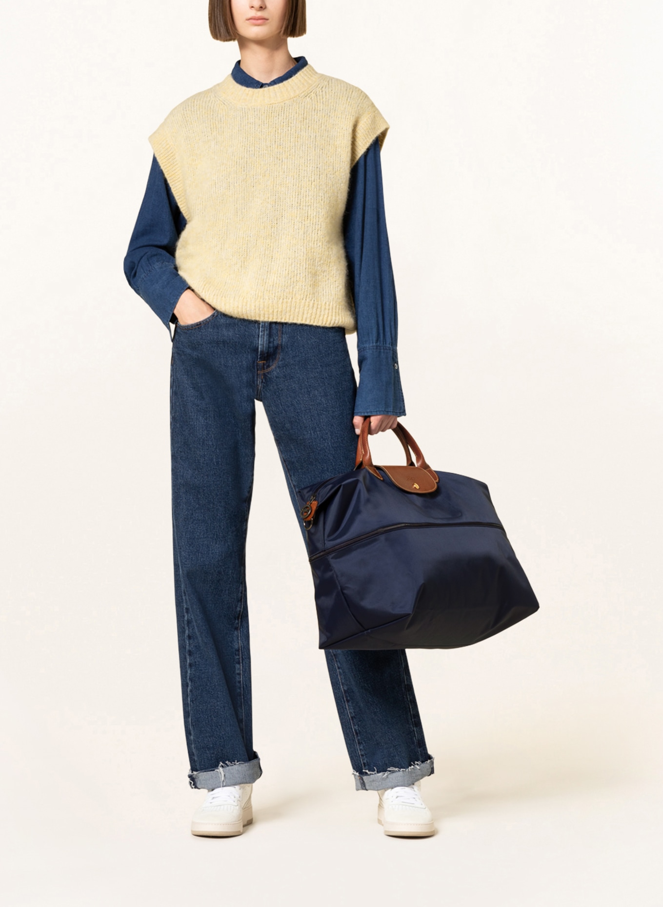 LONGCHAMP Weekender LE PLIAGE: DUNKELBLAU