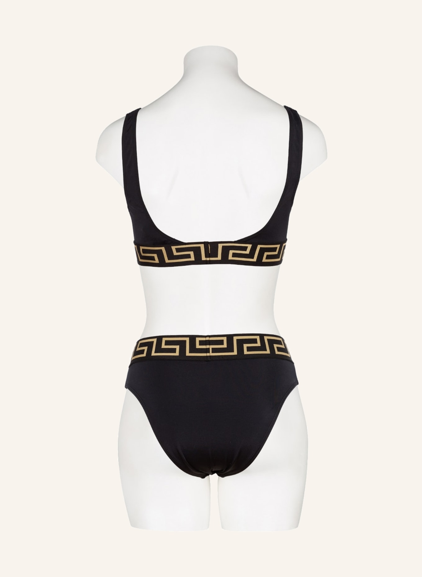 VERSACE Basic bikini bottoms, Color: BLACK/ GOLD (Image 3)