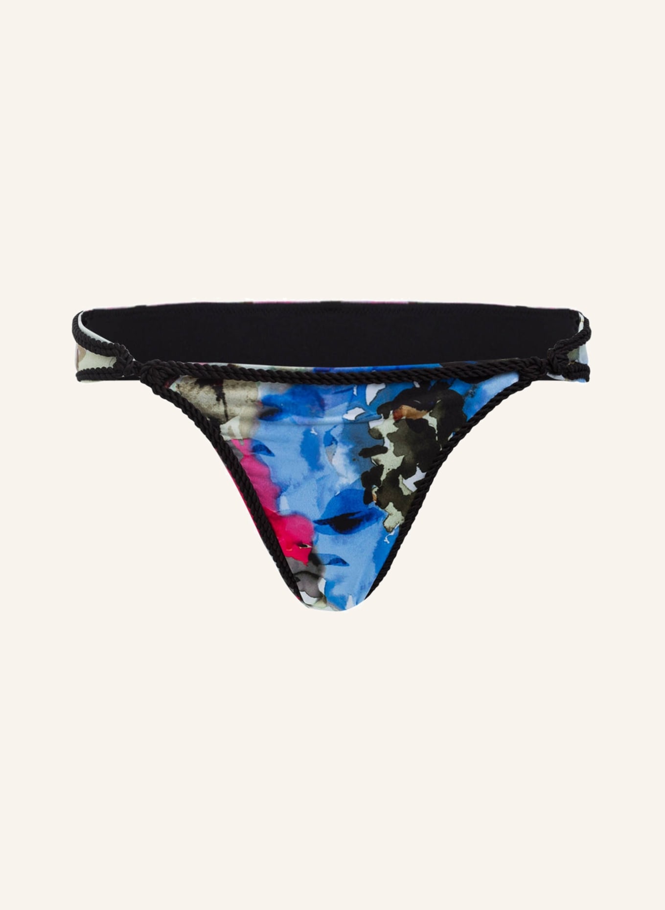 LA PERLA Bikini-Hose POSIDONIA , Farbe: PINK/ BLAU/ OLIV (Bild 1)