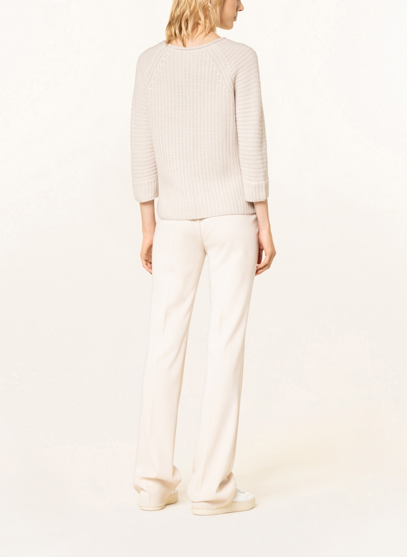 lilienfels Cashmere-Pullover mit 3/4-Arm, Farbe: CREME (Bild 3)