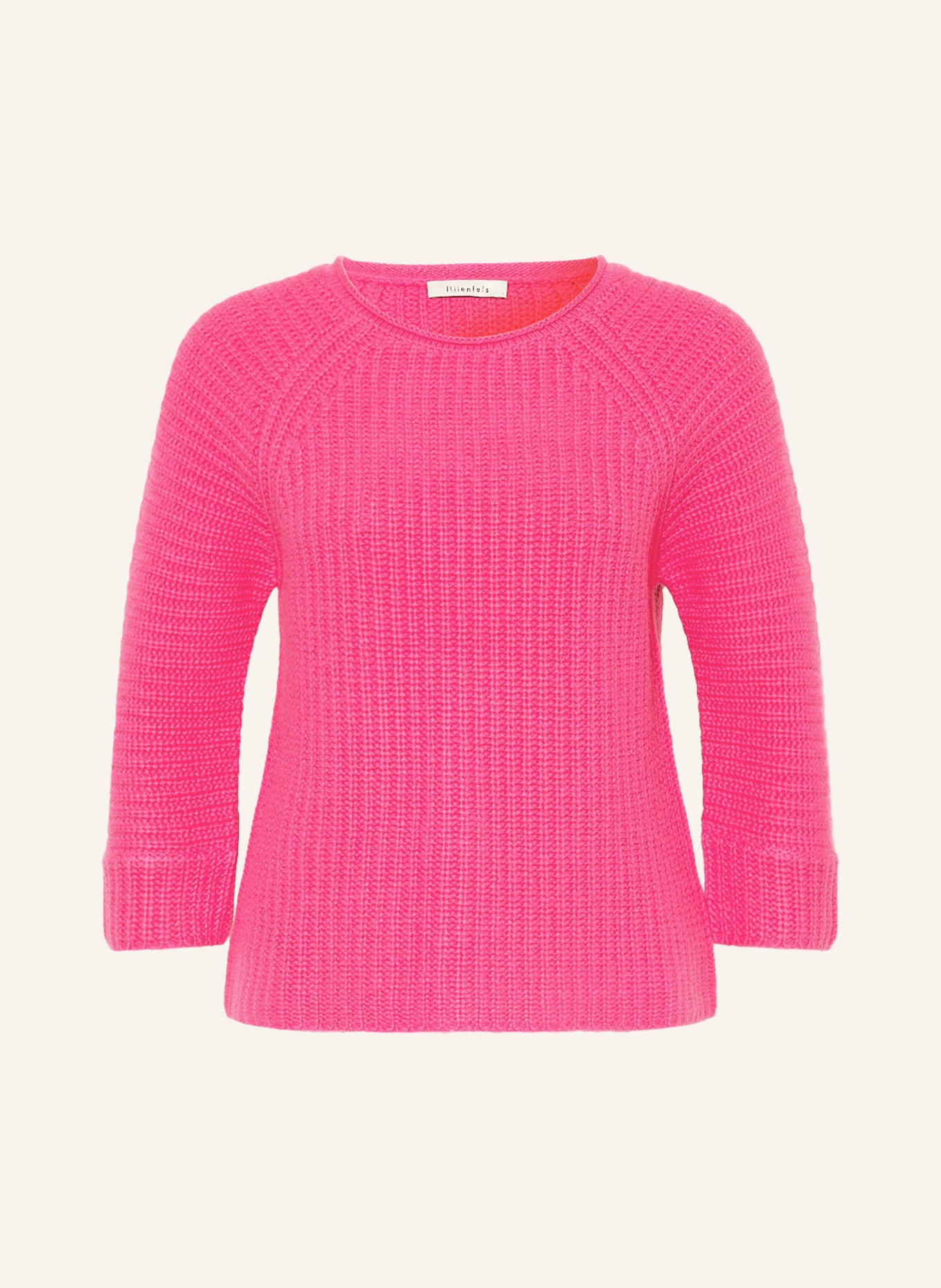 lilienfels Cashmere-Pullover mit 3/4-Arm, Farbe: PINK (Bild 1)
