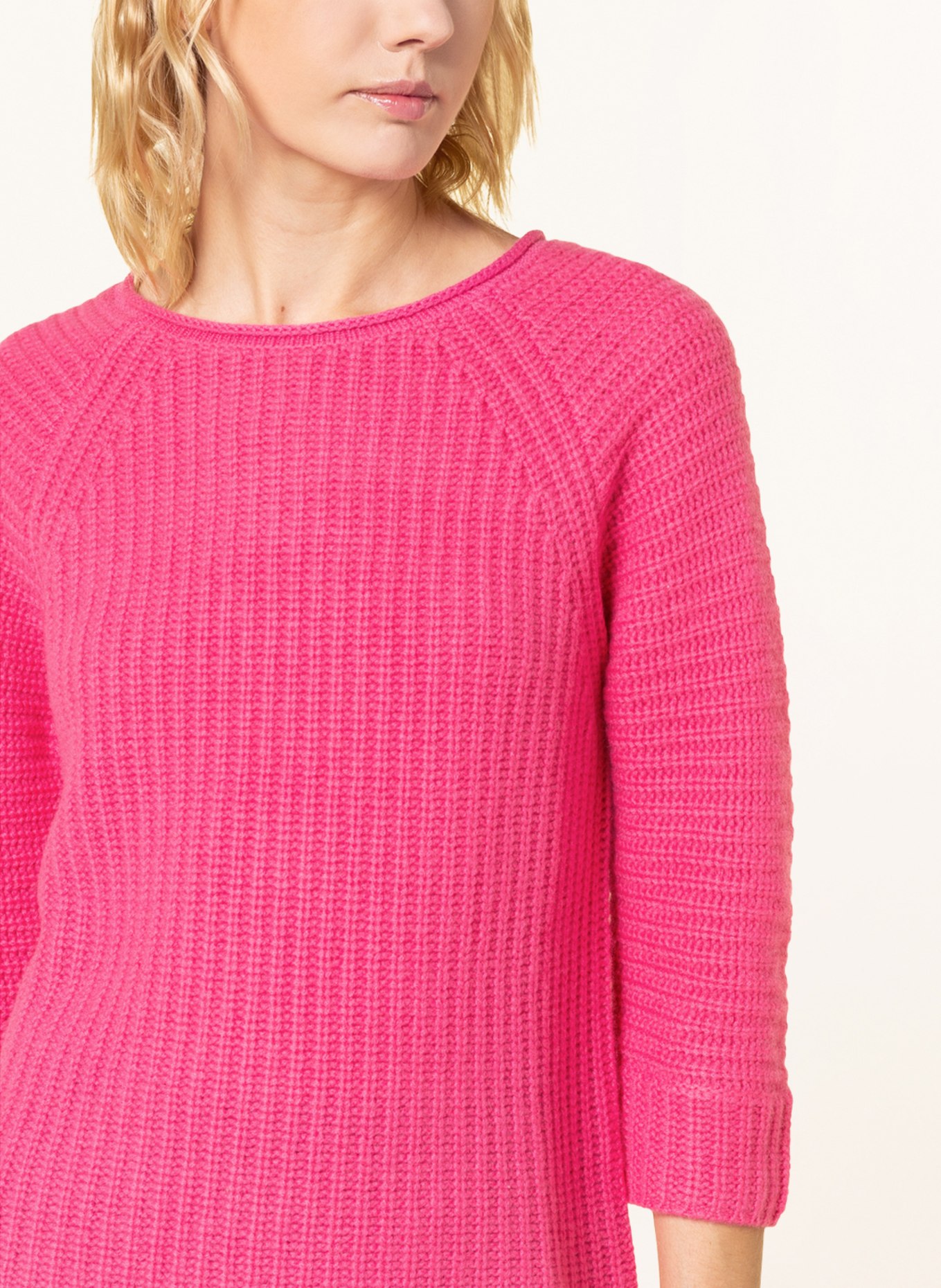 lilienfels Cashmere-Pullover mit 3/4-Arm, Farbe: PINK (Bild 4)