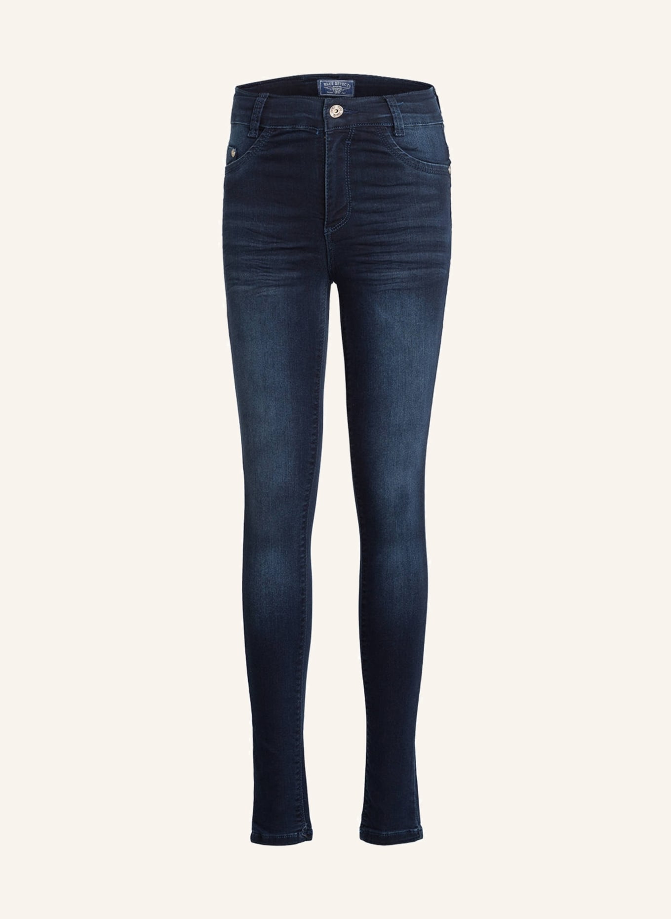 BLUE EFFECT Jeans Slim Fit, Farbe: 9595 Darkblue soft used (Bild 1)
