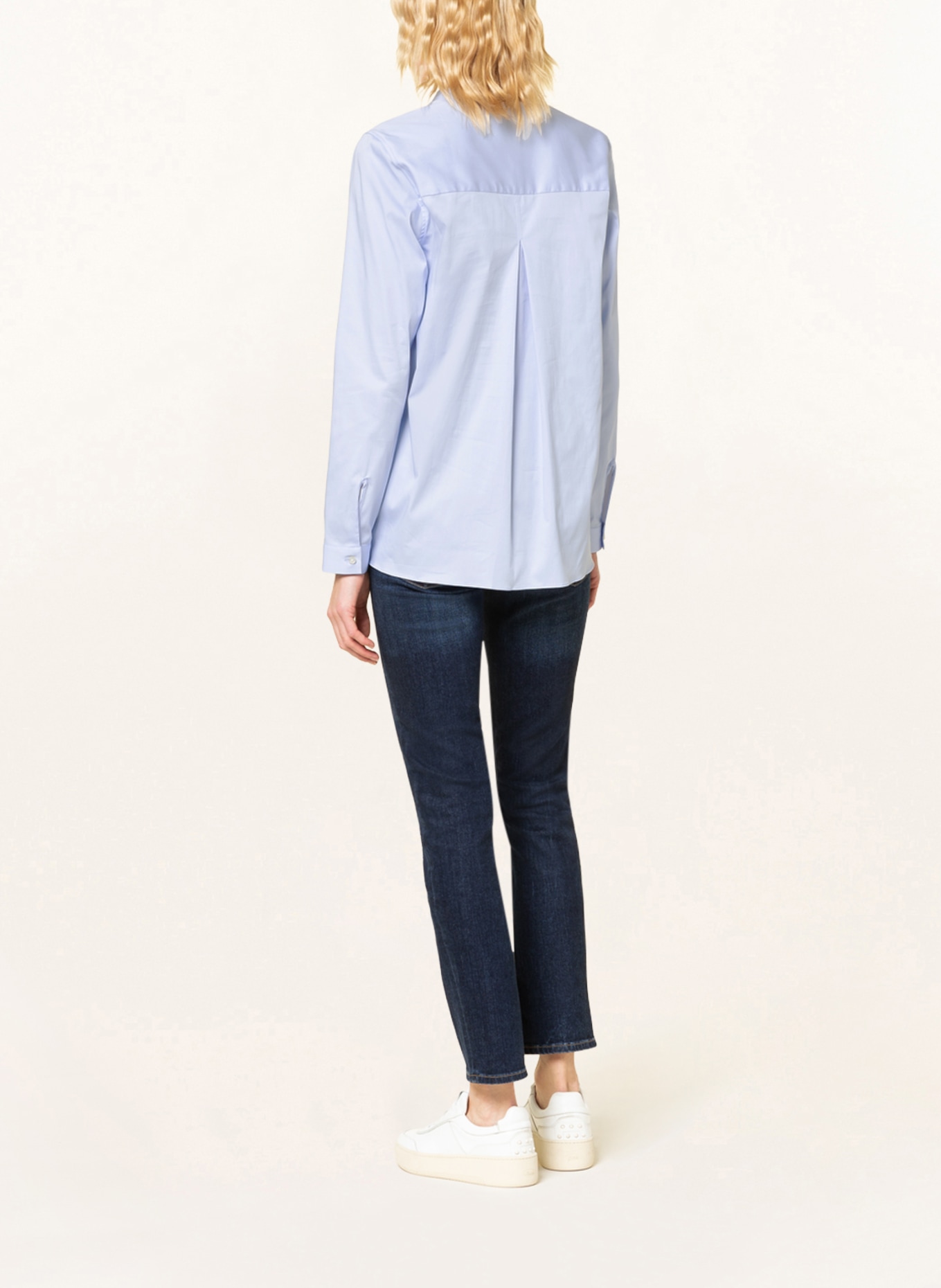 Soluzione Shirt blouse, Color: LIGHT BLUE (Image 3)