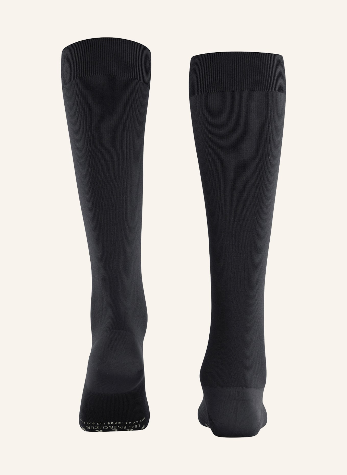 FALKE Knee high stockings ENERGIZER , Color: 3009 BLACK (Image 3)