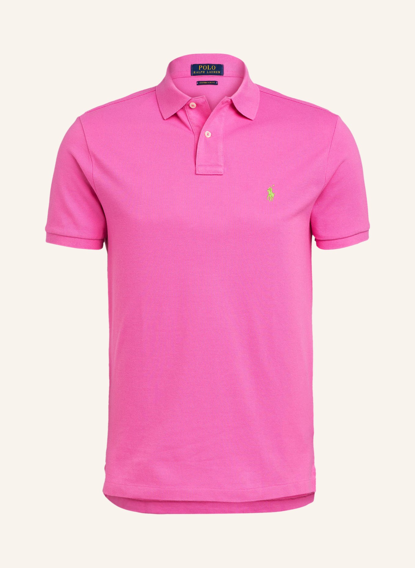 POLO RALPH LAUREN Piqué-Poloshirt Custom Slim Fit , Farbe: MAUI PINK (Bild 1)
