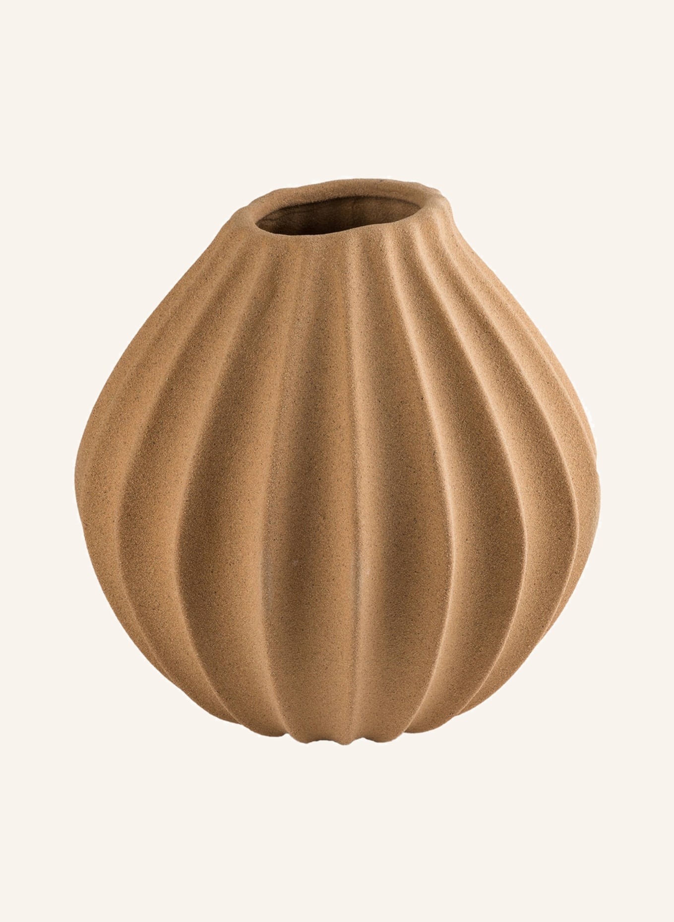 BROSTE COPENHAGEN Vase WIDE M, Color: ORANGE (Image 1)