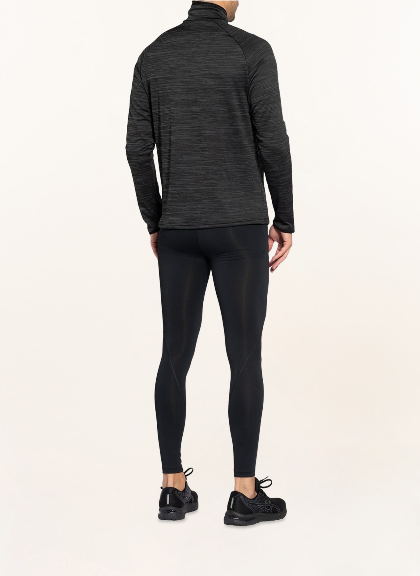 odlo Running shirt MILLENNIUM, Color: BLACK/ GRAY (Image 3)