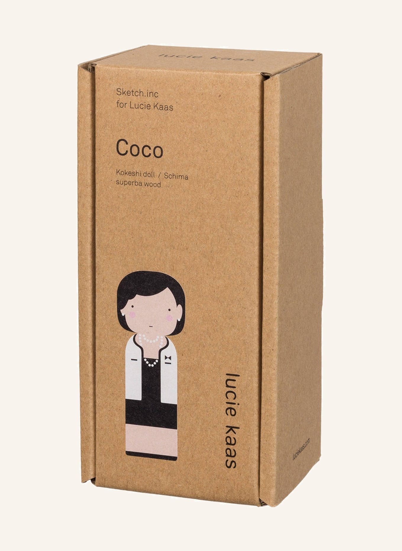 lucie kaas Decorative figurine COCO, Color: BLACK/ WHITE/ NUDE (Image 2)
