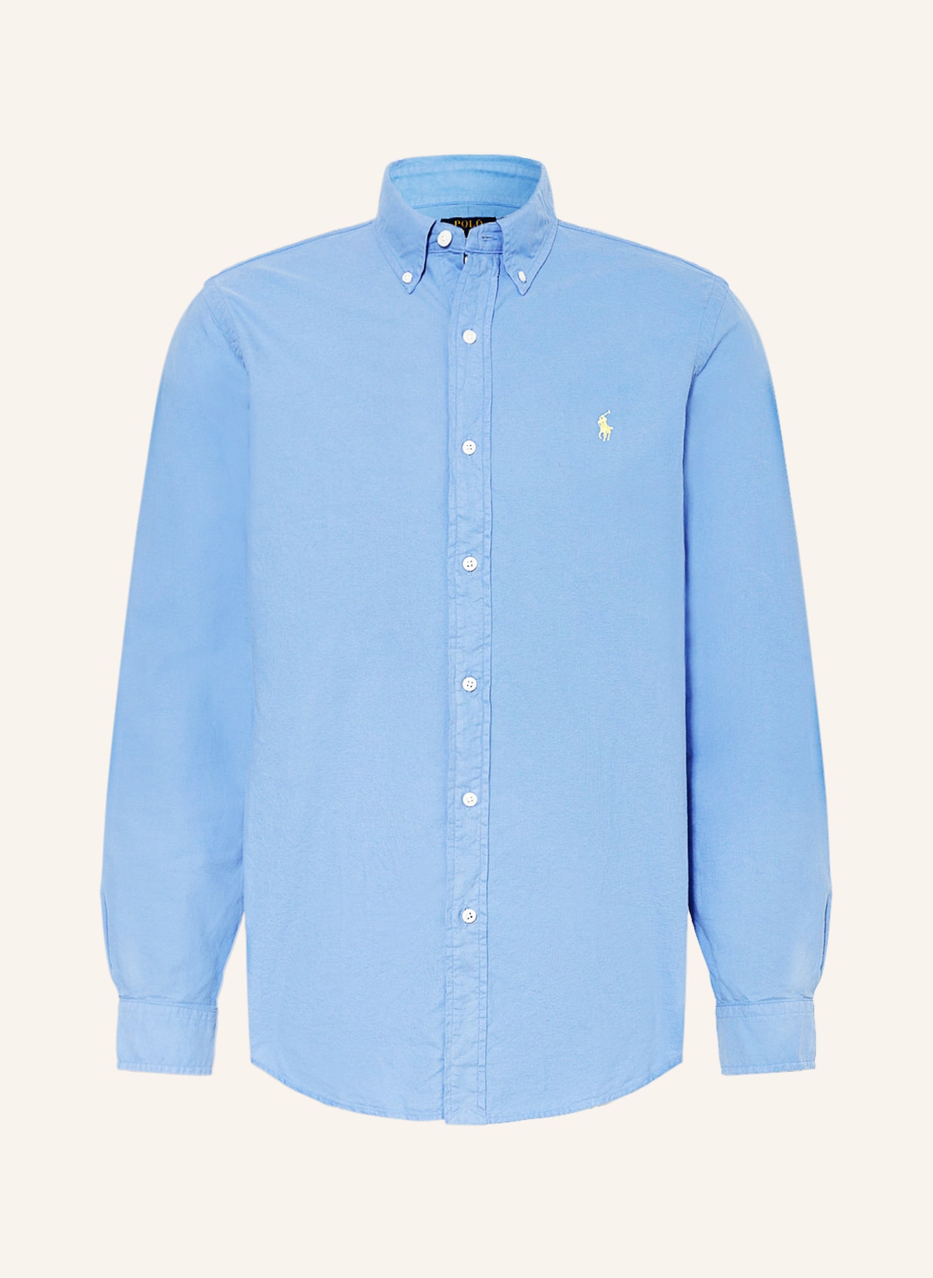 POLO RALPH LAUREN Oxford shirt custom fit in blue
